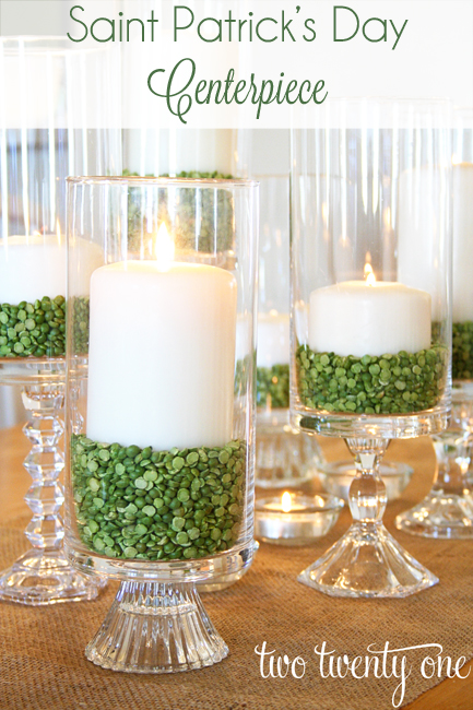 saint patricks day centerpiece