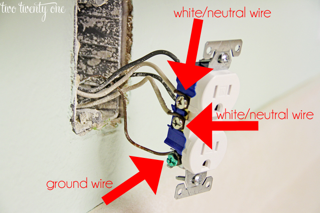 What is the correct way to install an electrical outlet