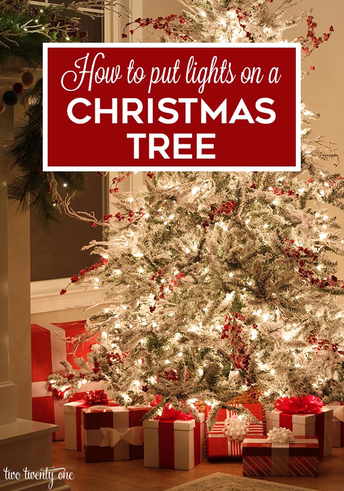48+ Putting Lights On Christmas Tree 2021
