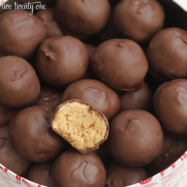 Peanut Butter Balls with Rice Krispies