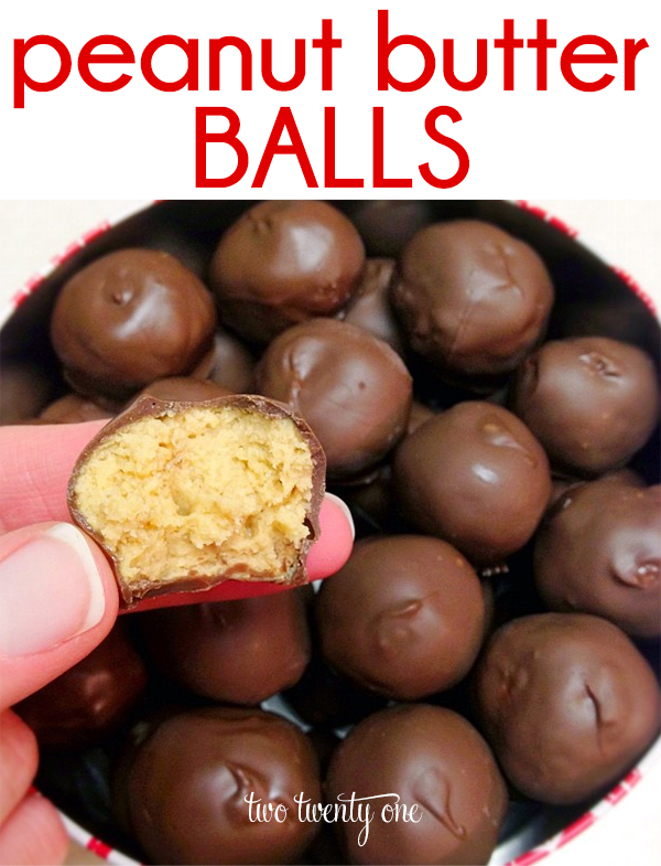 The BEST peanut butter balls! Only 5 ingredients!