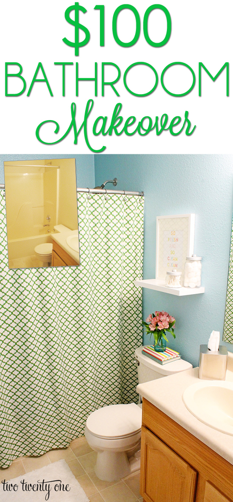 budget bathroom makeover