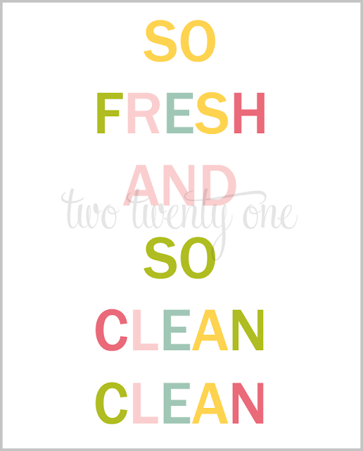 So Fresh So Clean Print – Free Printable