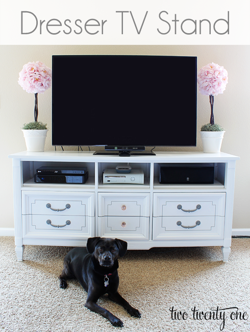 Dresser Turned TV Stand