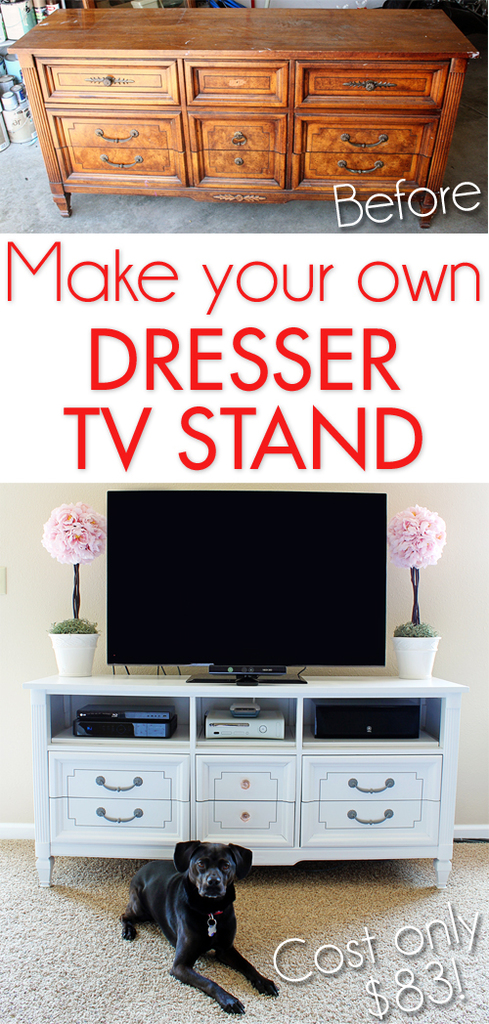 Dresser Turned TV Stand - Two Twenty One