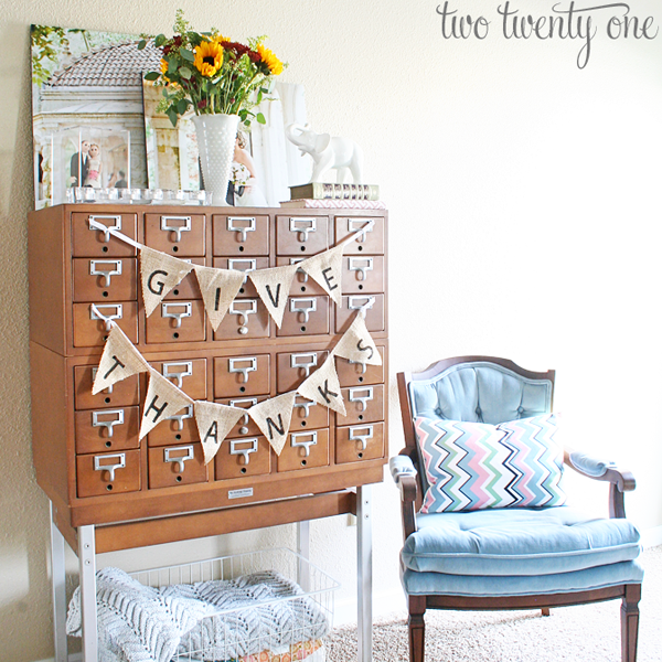 Thanksgiving Burlap Bunting