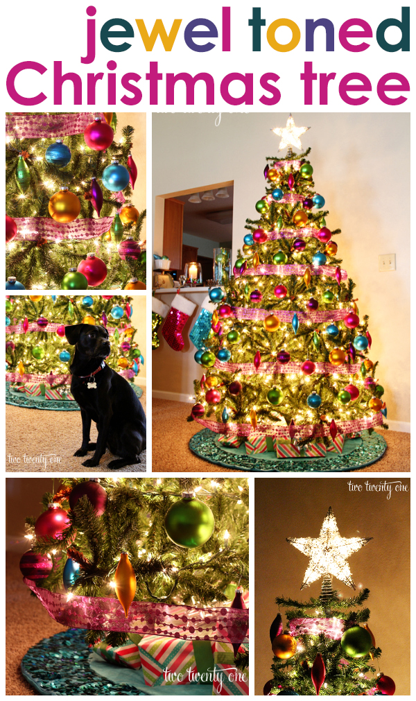 Jewel Toned Christmas Tree