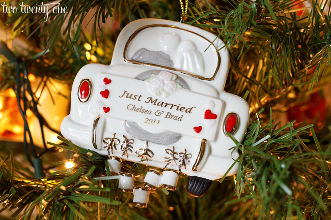 just married ornament