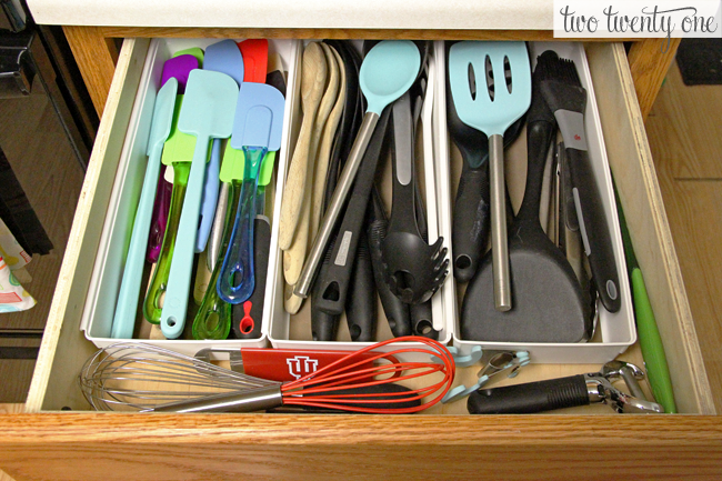 kitchen utensil organization