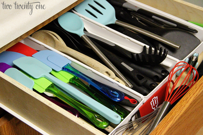 kitchen utensil drawer