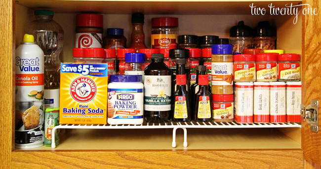 organized spices