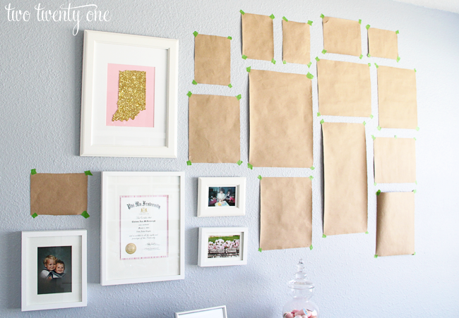 how to create a gallery wall