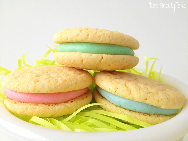 easter sandwich cookies