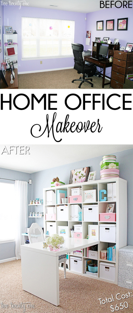 Budget home office makeover!