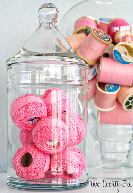 pink threads