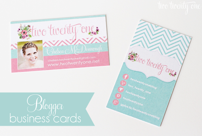 blogger business cards