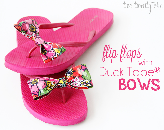 how to make Duck Tape bows