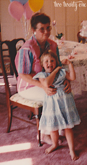 grandma june and me