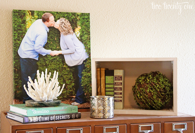 spring card catalog vignette