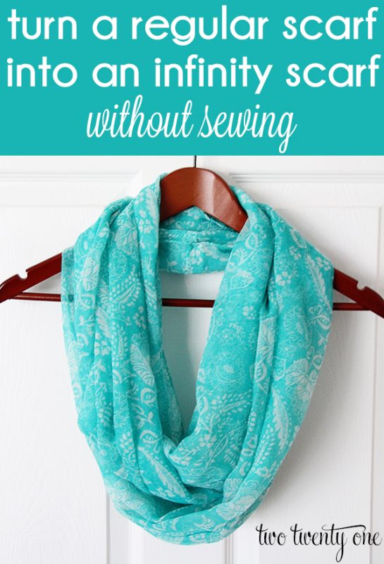Fast and easy no-sew project!