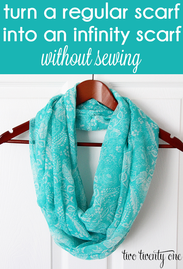 How to Turn a Regular Scarf into an Infinity Scarf