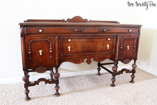 vintage sideboard