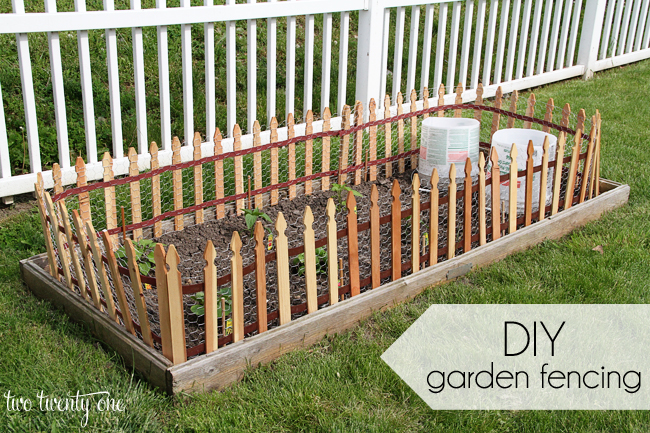 DIY Garden Fencing