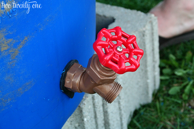 rain barrel for garden