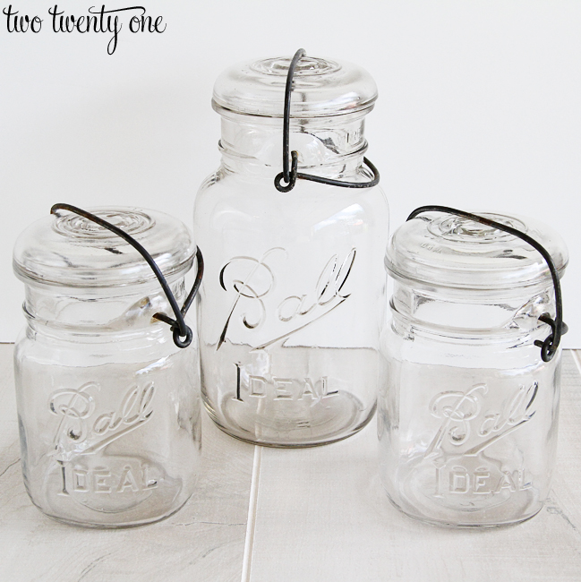 vintage ball mason jars