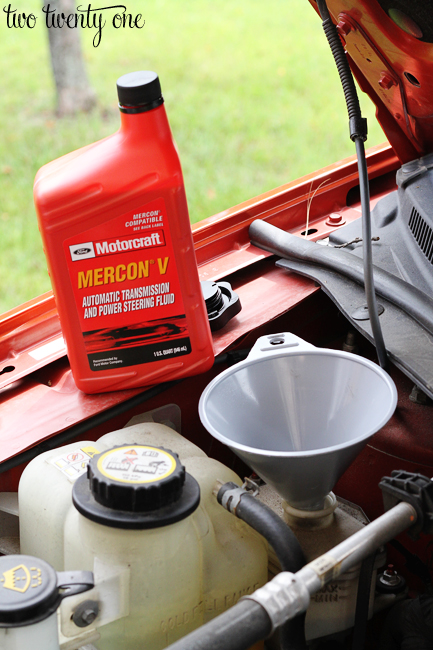 how to add power steering fluid