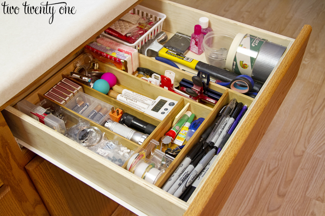 how to organize a junk drawer