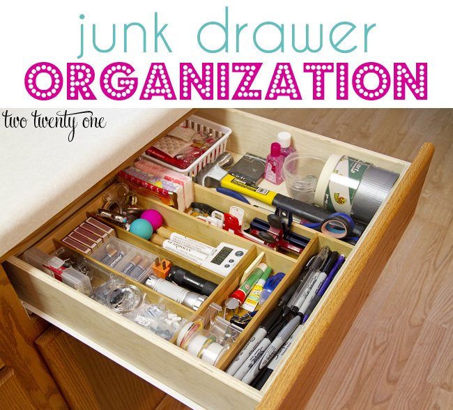 Junk Drawer Organization  Junk drawer organizing, Home organization hacks,  Home organization