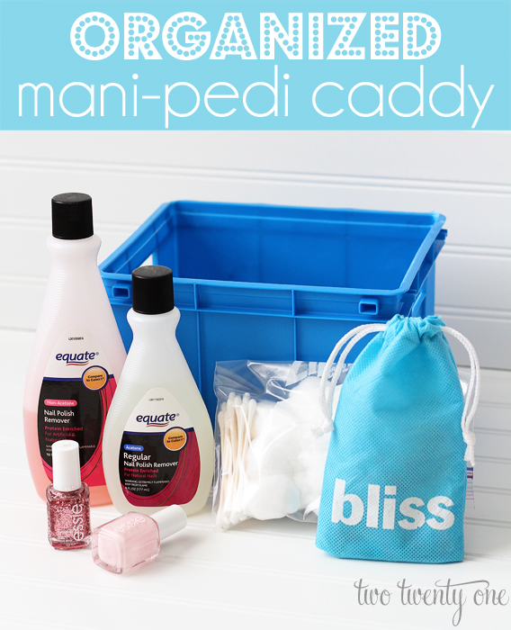 Organized Mani-Pedi Caddy