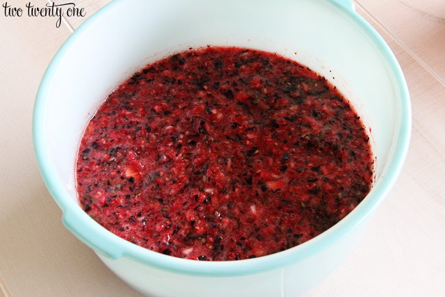 mixed berry and wine jam 1