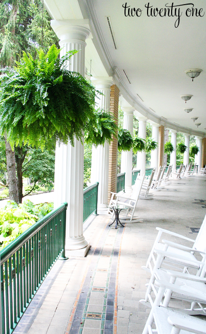 west baden springs hotel porch