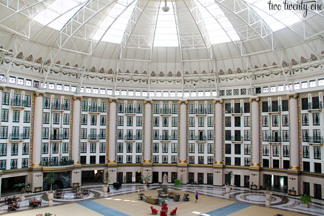 west springs hotel atrium