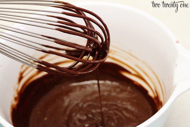 chocolate truffle prep