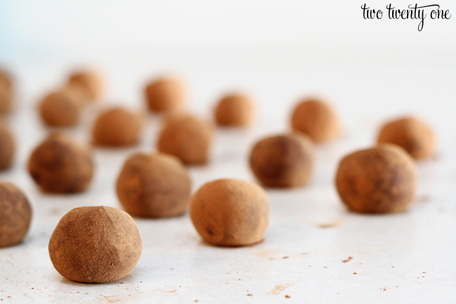 chocolate truffles