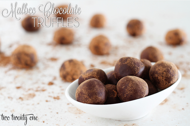 malbec chocolate truffles