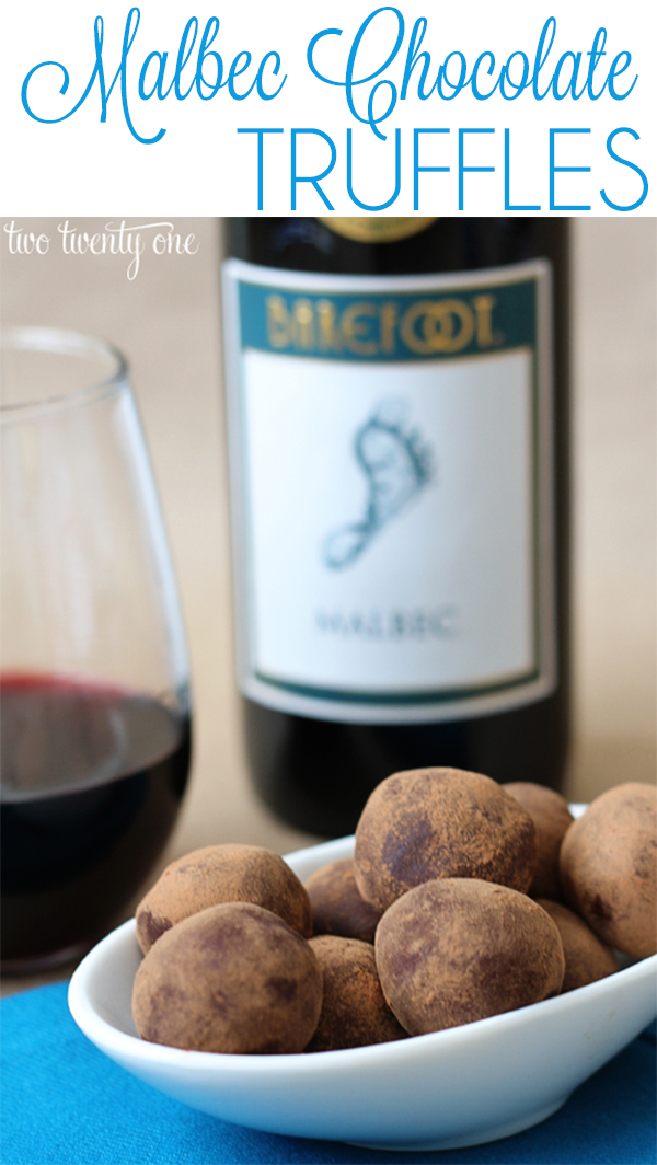 Malbec Chocolate Truffles