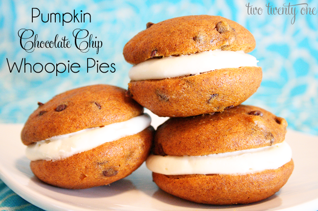 Pumpkin Chocolate Chip Whoopie Pies (Revisited)