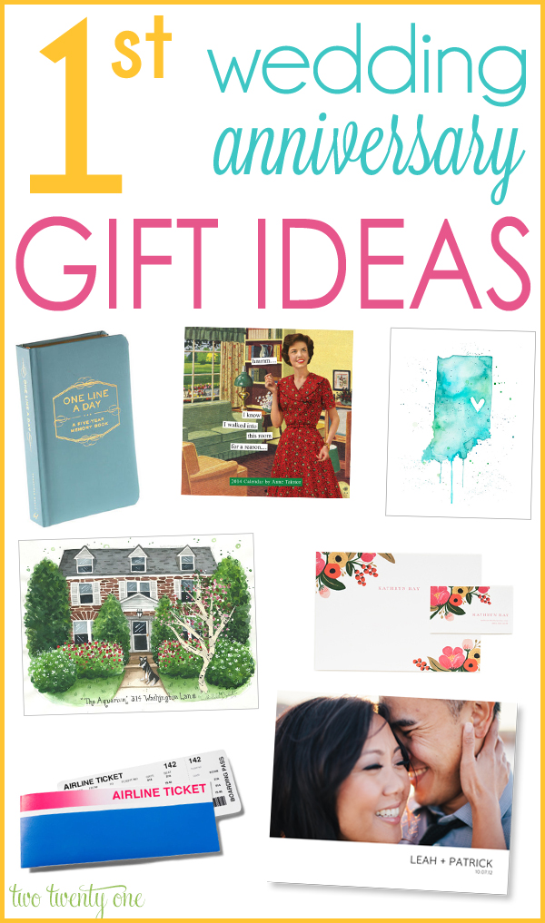 GREAT 1st wedding anniversary gift ideas!