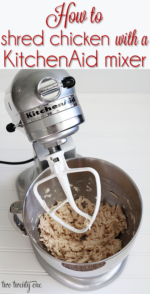 How To Shred Chicken In A Stand Mixer?