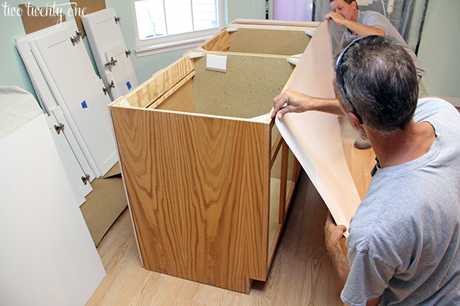 kitchen cabinet refacing process