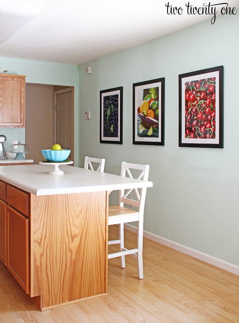 oak kitchen island