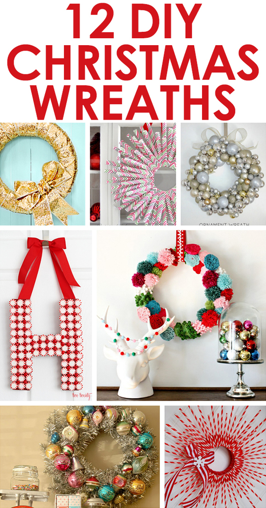 12 DIY Christmas Wreaths