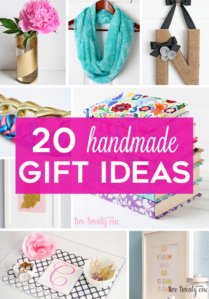 20 handmade gift ideas!