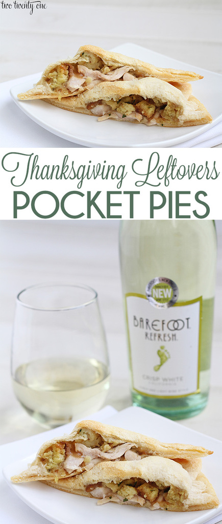 Thanksgiving leftover pocket pies! Perfect for the day after Thanksgiving!