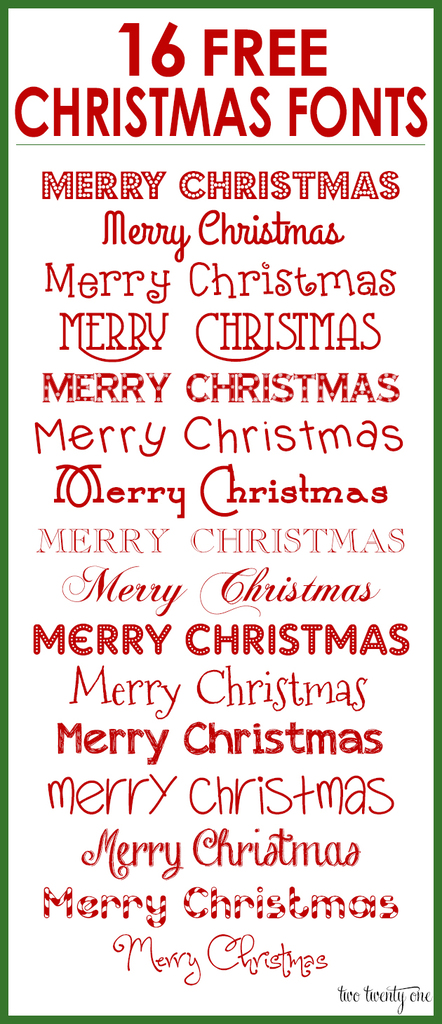 16 Free Christmas Fonts for Your Holiday Designs