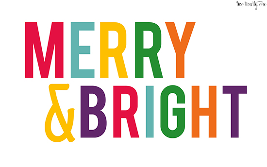 merry and bright wallpaper 550px